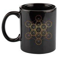 Metatron's Cube, Sacred Geometry Fruit Of Life 11oz C Handle Ceramic Mug