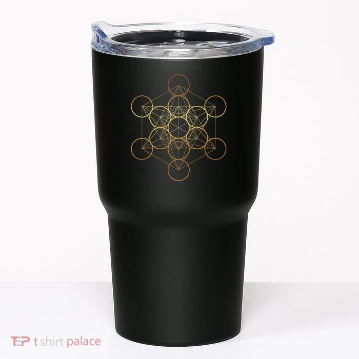 Metatron's Cube, Sacred Geometry Fruit Of Life Tumbler