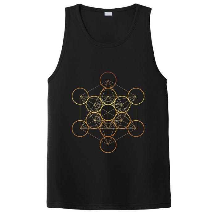Metatron's Cube, Sacred Geometry Fruit Of Life PosiCharge Competitor Tank