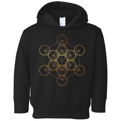 Metatron's Cube, Sacred Geometry Fruit Of Life Toddler Hoodie