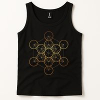 Metatron's Cube, Sacred Geometry Fruit Of Life Tank Top