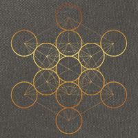 Metatron's Cube, Sacred Geometry Fruit Of Life Cotton Canvas Backpack