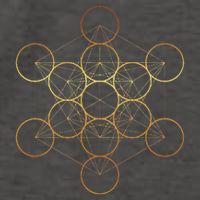 Metatron's Cube, Sacred Geometry Fruit Of Life Vector Backpack