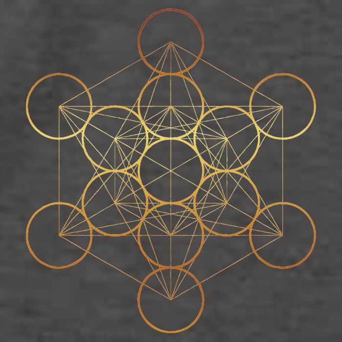 Metatron's Cube, Sacred Geometry Fruit Of Life Vector Backpack
