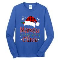 Mamaw Christmas Santa Claus Red Plaid Great Gift Mamaw Claus Gift Tall Long Sleeve T-Shirt