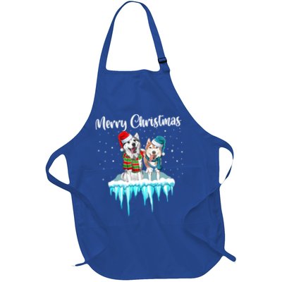 Merry Christmas Siberian Husky Chistmas Season Gift Apron