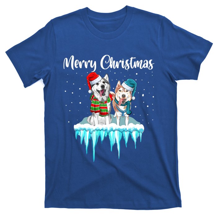 Merry Christmas Siberian Husky Chistmas Season Gift T-Shirt