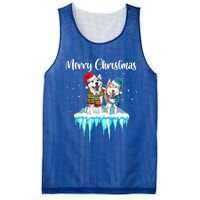 Merry Christmas Siberian Husky Chistmas Season Gift Mesh Reversible Basketball Jersey Tank