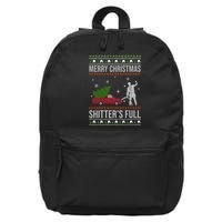 Merry Christmas Shitters Full Funny Ugly 16 in Basic Backpack