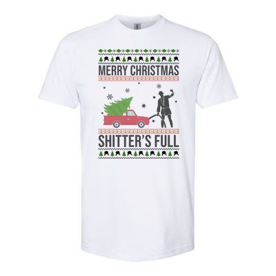 Merry Christmas Shitters Full Funny Ugly Softstyle® CVC T-Shirt