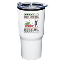 Merry Christmas Shitters Full Funny Ugly Tumbler