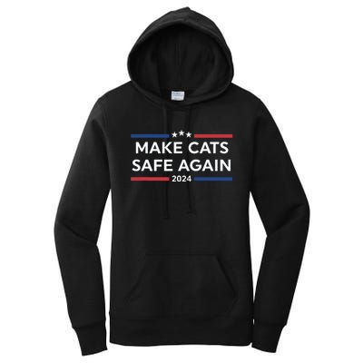 Make Cats Safe Again Trump Women's Pullover Hoodie