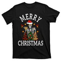 Merry Christmas Skull Skeleton funny  T-Shirt