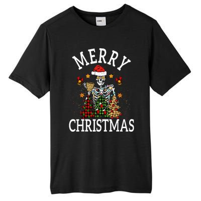 Merry Christmas Skull Skeleton funny  Tall Fusion ChromaSoft Performance T-Shirt