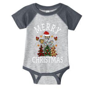 Merry Christmas Skull Skeleton funny  Infant Baby Jersey Bodysuit