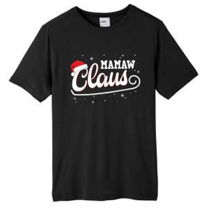 Mamaw Claus Santa Christmas Family Matching Pajama Gift Tall Fusion ChromaSoft Performance T-Shirt