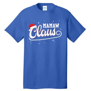 Mamaw Claus Santa Christmas Family Matching Pajama Gift Tall T-Shirt