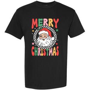 Merry Christmas Santa Claus Christmas Vibes Garment-Dyed Heavyweight T-Shirt