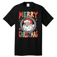 Merry Christmas Santa Claus Christmas Vibes Tall T-Shirt