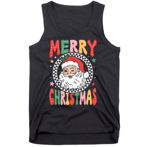 Merry Christmas Santa Claus Christmas Vibes Tank Top