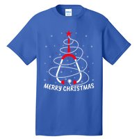 Merry Christmas Stethoscope Nursing Nurse Christmas Tree Funny Gift Tall T-Shirt