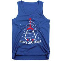 Merry Christmas Stethoscope Nursing Nurse Christmas Tree Funny Gift Tank Top