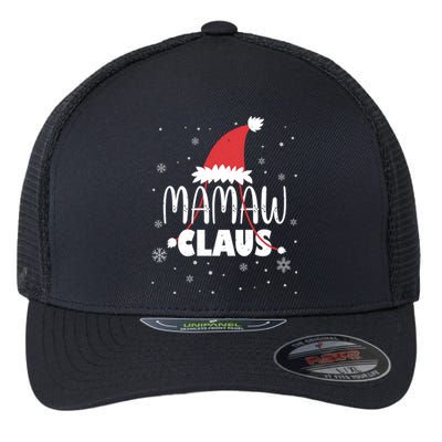 Mamaw Claus Santa Hat Grandma Xmas Gram Gift Flexfit Unipanel Trucker Cap