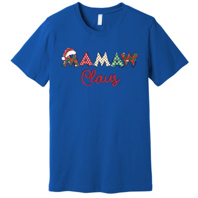 Mamaw Claus Santa Hat Merry Christmas Mamaw Funny Gift Premium T-Shirt