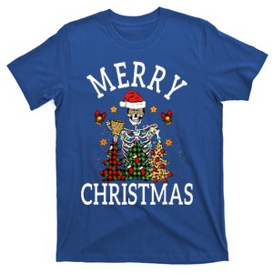 Merry Christmas Skull Skeleton  T-Shirt