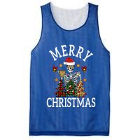Merry Christmas Skull Skeleton  Mesh Reversible Basketball Jersey Tank