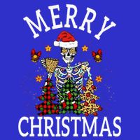 Merry Christmas Skull Skeleton  Mesh Reversible Basketball Jersey Tank