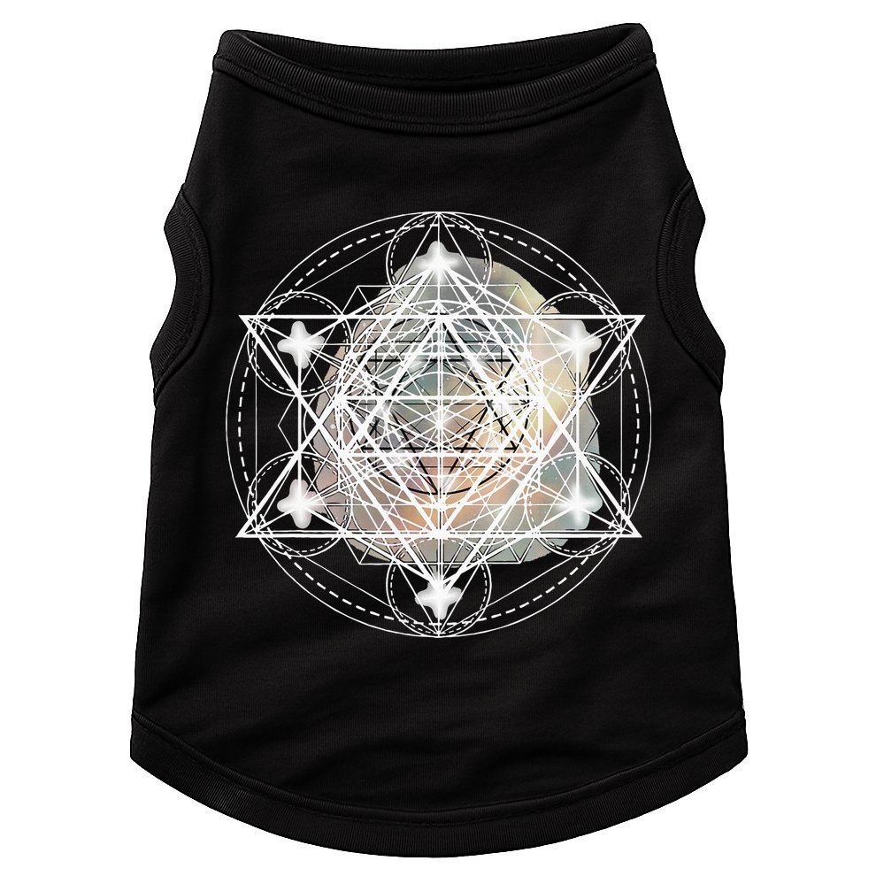 Metatron Cube Sacred Geometry Spiritual Yoga Doggie Tank