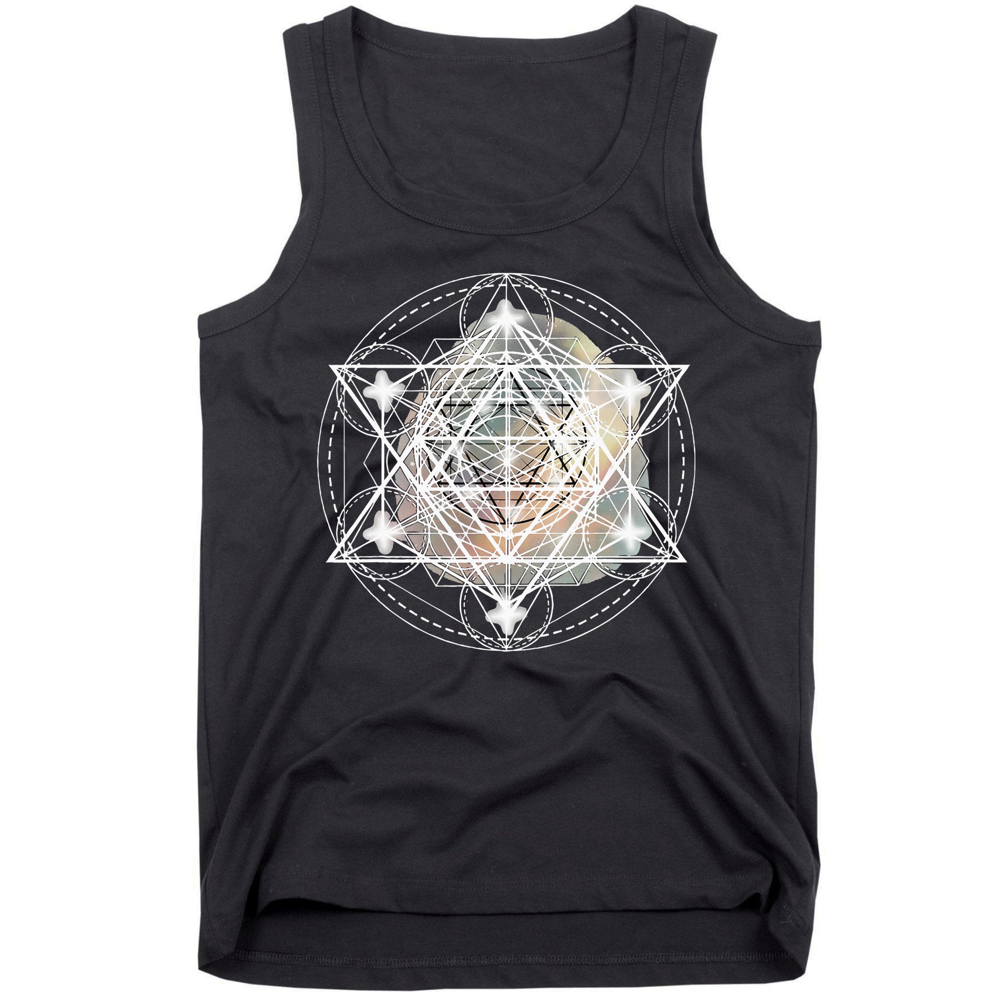 Metatron Cube Sacred Geometry Spiritual Yoga Tank Top