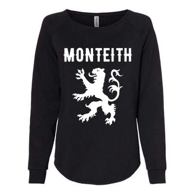 Monteith Clan Scottish Family Name Scotland Womens California Wash Sweatshirt