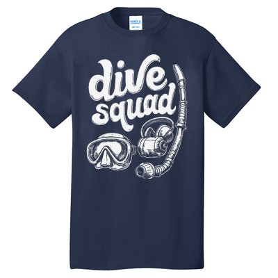 Marine Construction Squad Deep Sea Diving Commercial Diver Tall T-Shirt