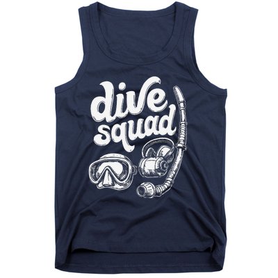 Marine Construction Squad Deep Sea Diving Commercial Diver Tank Top