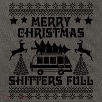 Merry Christmas Shitter Full T Cotton Canvas Backpack