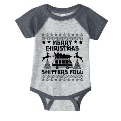 Merry Christmas Shitter Full T Infant Baby Jersey Bodysuit