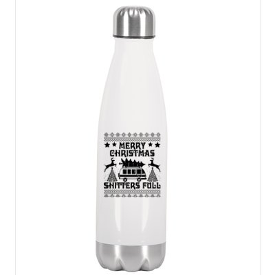 Merry Christmas Shitter Full T Stainless Steel Insulated Water Bottle