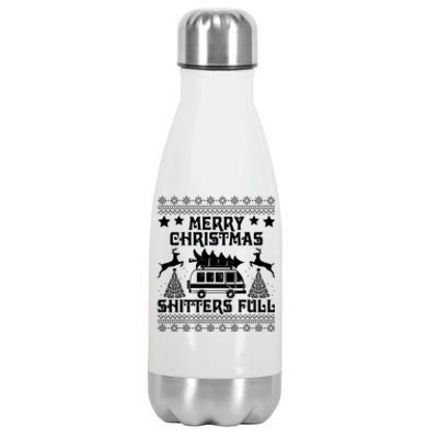 Merry Christmas Shitter Full T Stainless Steel Insulated Water Bottle