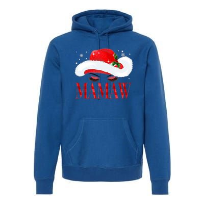 Mamaw Claus Santa Christmas Gift Premium Hoodie