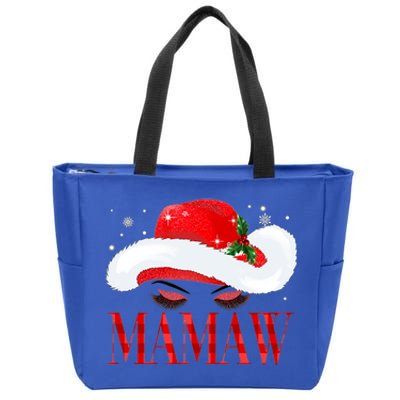 Mamaw Claus Santa Christmas Gift Zip Tote Bag