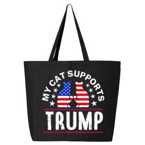 My Cat Supports Trump 25L Jumbo Tote