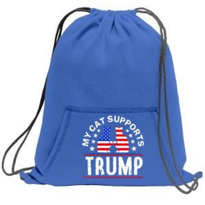 My Cat Supports Trump Sweatshirt Cinch Pack Bag