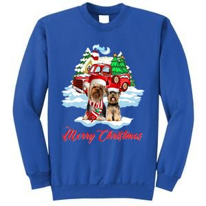 Merry Christmas Santa Yorkshire Terrier Dog Christmas Gift Sweatshirt