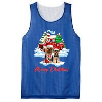 Merry Christmas Santa Yorkshire Terrier Dog Christmas Gift Mesh Reversible Basketball Jersey Tank