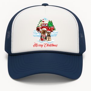 Merry Christmas Santa Yorkshire Terrier Dog Christmas Gift Trucker Hat