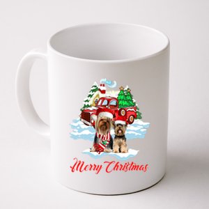 Merry Christmas Santa Yorkshire Terrier Dog Christmas Gift Coffee Mug