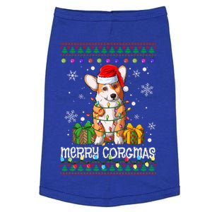 Merry Corgmas Santa Corgi Xmas Lights Ugly Christmas Sweater Gift Doggie Tank