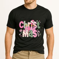 Merry Christmas Santa Hat Xmas Tree Cake Performance Shirt